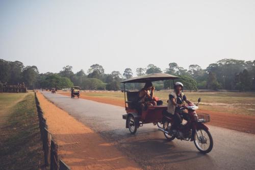 Cambodge -  Angkor Vat - Tuk tuk
